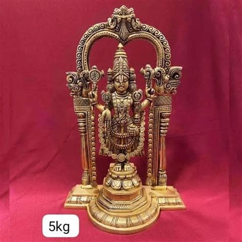 Inch Brass Lord Venkateswara Balaji Statue Temple At Rs In New