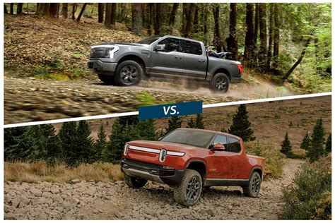 Compared Ford F Lightning Vs Rivian R T Capital One