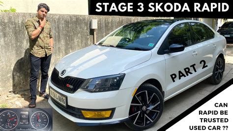 MODIFIED SKODA RAPID 1 5 Tdi Stage 3 BABY VRS DRIVE PART 2 YouTube