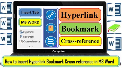 How To Insert Hyperlink Bookmark And Cross Reference In Ms Word YouTube