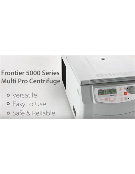 Centrifuge Fc Frontier Multi Pro Ohaus