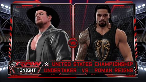 Wwe K The Undertaker Vs Roman Reigns In A Hell In A Cell Match For