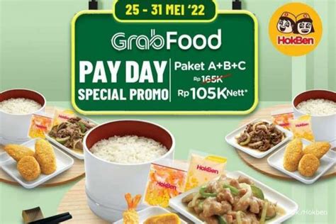 Hokben Payday Via Grabfood Promo Hokben Payday Terbaru Di Akhir Bulan