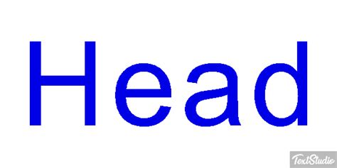 Head Word Animated  Logo Designs