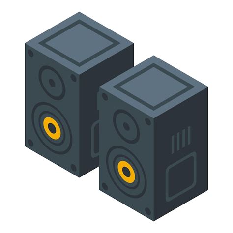 Premium Vector Playlist Speakers Icon Isometric Of Playlist Speakers