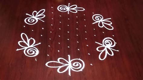 Dot Rangoli 11x6 Daily Flowers Rangoli Kolams 2022 🌷 Easy Dot Daily