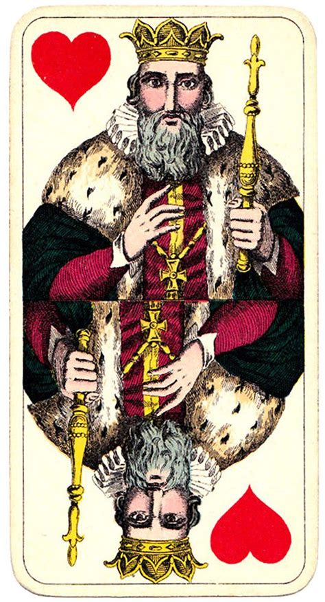 Holmblads Spillekort Forretning Danish Cards King Of Hearts 03