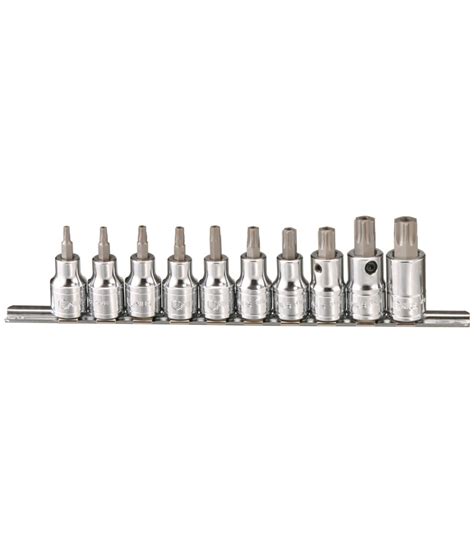 Piece Dr Tamperproof Star Bit Socket Set Genius