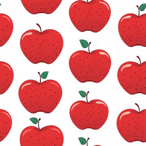 Download Seamless Red Apple Pattern Patterns Online Creative Fabrica