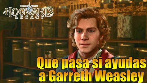 Hogwarts Legacy Primera Clase De Pociones Ayuda A Garreth Weasley K