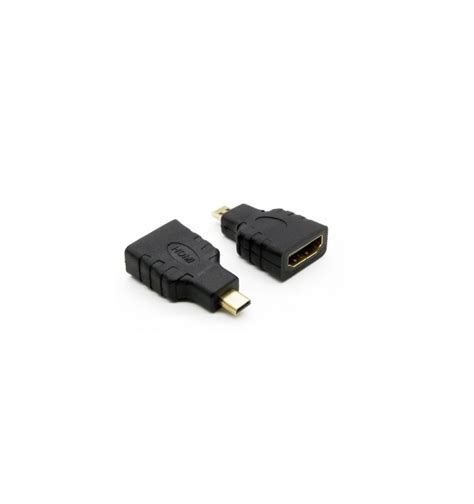 Micro Hdmi Male To Hdmi Female Adapter For Pi4 Darkoct02