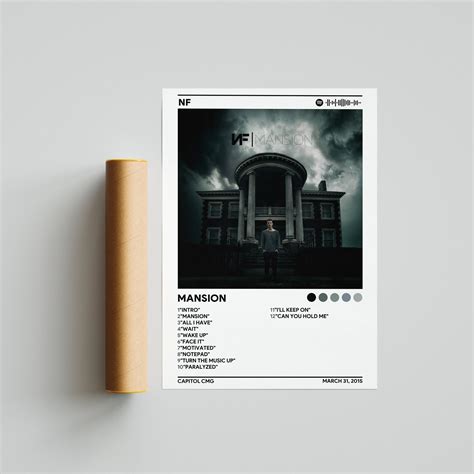 NF Mansion Album Cover Poster NF Poster Print Poster Etsy Australia