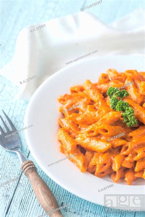 Penne Alla Vecchia Bettola Pasta Stock Photo Picture And Low Budget