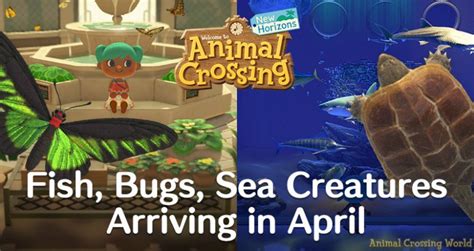 April Fish & Bugs Guide: Every Newly Arriving Creature in Animal Crossing: New Horizons ...