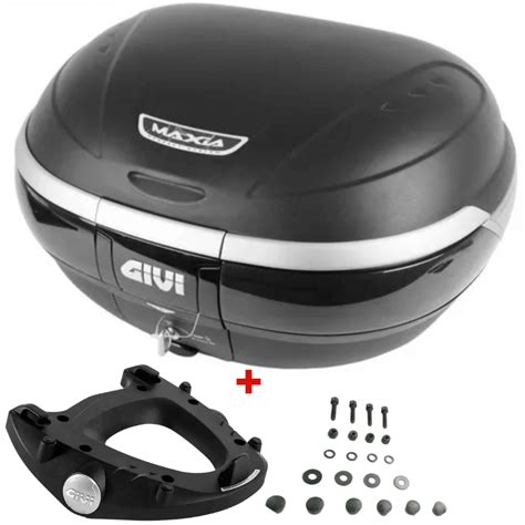 Baú Bauleto Givi 52 Litros E52nt Maxia Monokey Top Case Fumê Base M5 Givi