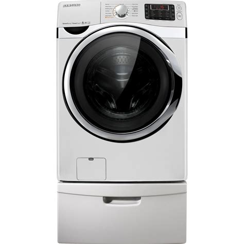 Samsung Cu Ft Front Load Washer W Vrt Plus White Stackable