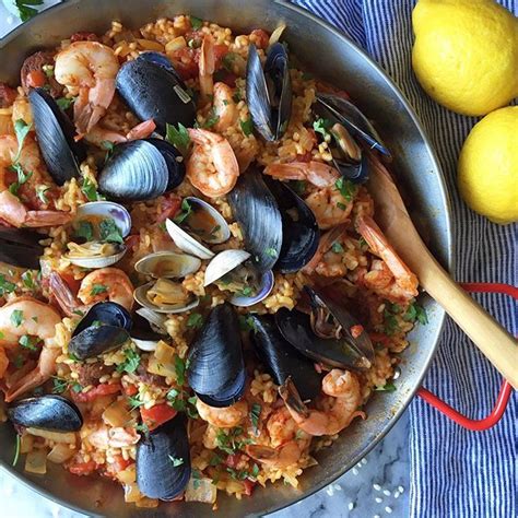 Mixed Seafood Paella With Fire Roasted Tomatoes Recipe | The Feedfeed