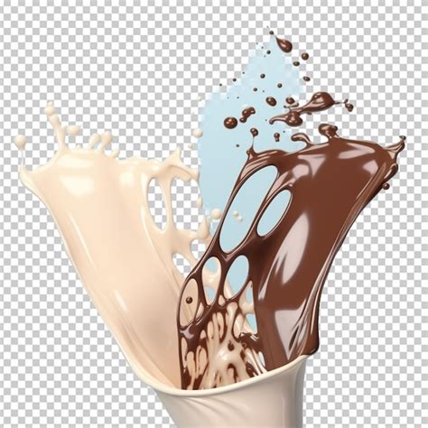 Premium Psd Chocolate Liquid Png Psd