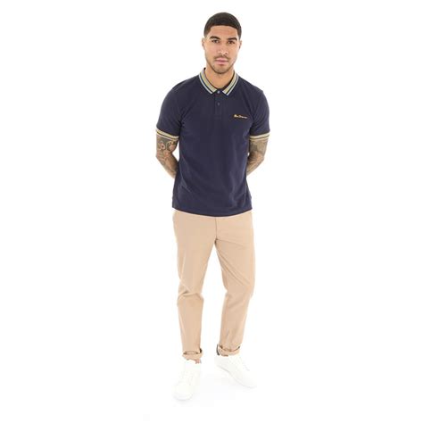 Buy Ben Sherman Mens House Collar Polo Marine