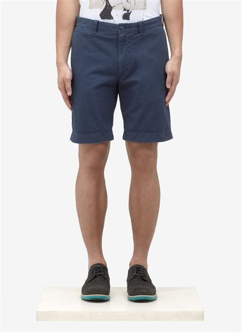 J Crew 9 Stanton Shorts In Blue For Men Blue And Green Lyst