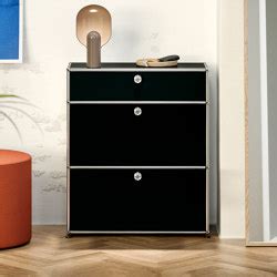 Usm Haller Storage Graphite Black Architonic