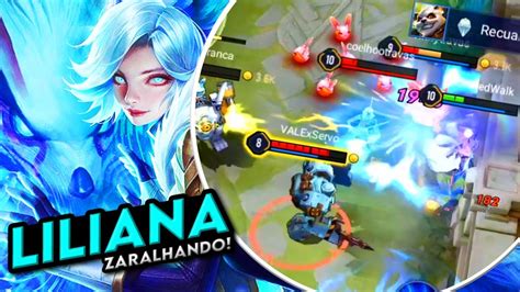 Liliana Testando Com Controles Invertidos Arena Of Valor Youtube