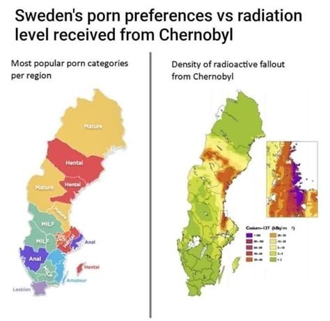 Sweden S Porn Preferences Vs Radiation Levels Meme By EZIDF Memedroid