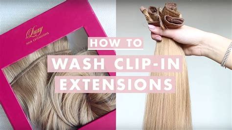 How To Wash Clip In Hair Extensions Luxy Hair Youtube Real Hair Extensions Luxy Hair