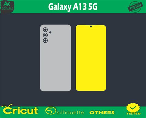 Galaxy A13 5G Skin Vector Template 3 00