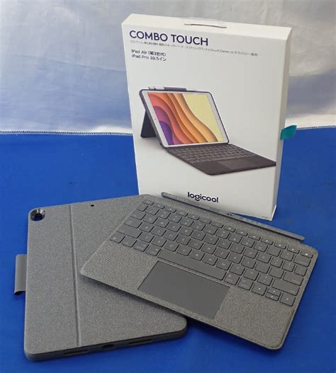 50％割引グレイ系【上品】 新品未使用 Logicool Combo Touch ロジクール コンボタッチ カバー スマホアクセサリーグレイ系