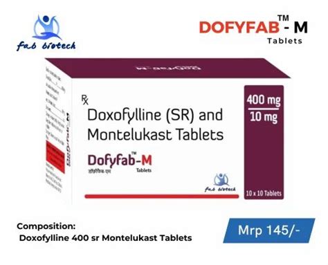 Doxofylline Sr And Montelukast Tablets Mg At Rs Stripe In