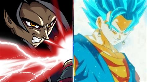 Dbzmacky Ssj4 Goku Vs Ssb Vegito Power Levels Dragon Ball Super Vs Gt