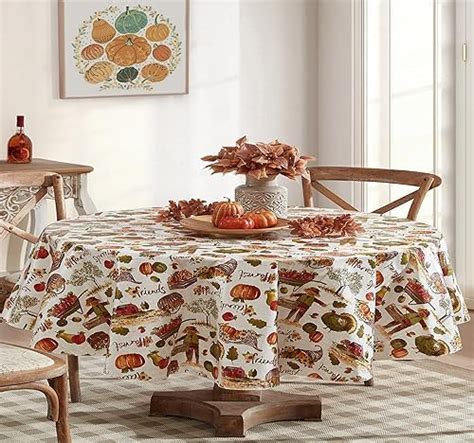 Newbridge Brick Red Brookside Autumn Farm House Vinyl Flannel Backed Thanksgiving