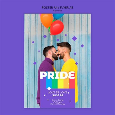 Free Psd Gay Prinde Concept Poster Template