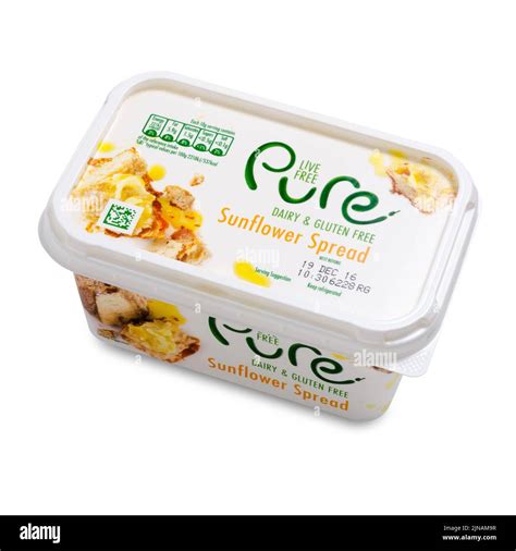 Tub Of Pure Sunflower Spread A Gluten And Dairy Free Alternative To