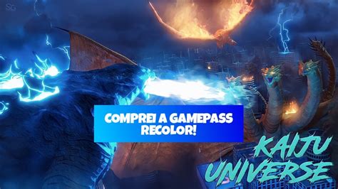 Roblox Kaiju Universe Consegui Comprar A Recolor Valeu A Pena