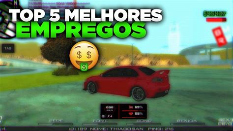 TOP 5 MELHORES EMPREGOS PARA FICAR RICO NO BMRP SAMP LAUNCHER YouTube