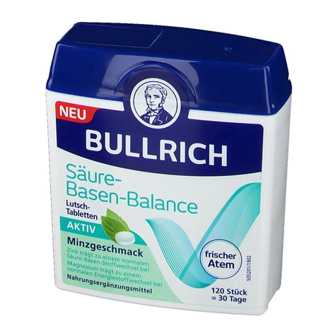 Bullrich S Ure Basen Balance Lutschtabletten Minzgeschmack St