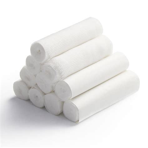 Oem Size Bleached Elastic Gauze Bandage Conforming First Aid Pbt