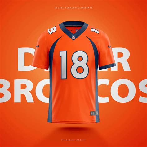 NFL Football jersey builder template – Sports Templates