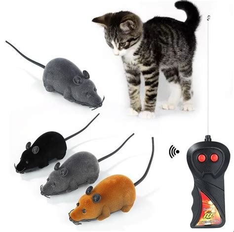 Pet Cat Mice Toy Wireless Remote Control Electronic Rat Mouse Mice Toy ...