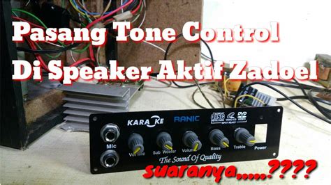 Cara Pasang Speaker Aktif Di Motor