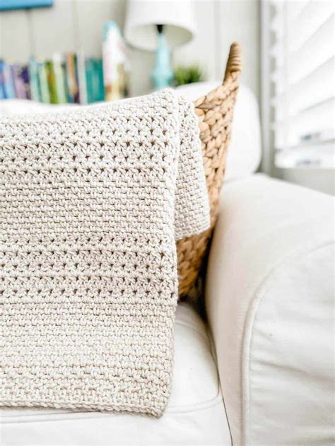 Crochet Throw Blanket Pattern Daisy Cottage Designs