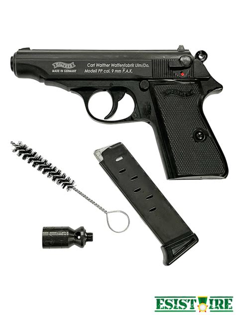 Pistolet automatique WALTHER PP à blanc cal 9 mm Pak Armes libres