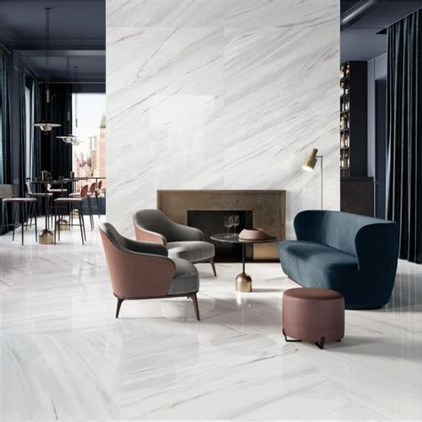 Impronta Tile Marmi Di Impronta Bianco Lasa Polished Rectified X