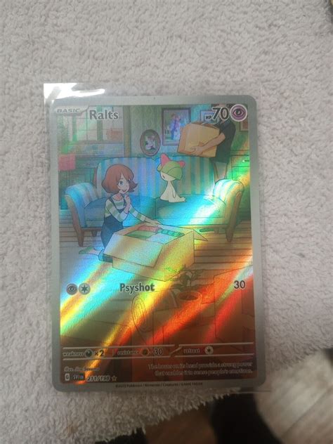 Pok Mon Tcg Ralts Scarlet Violet Base Set Holo Illustration