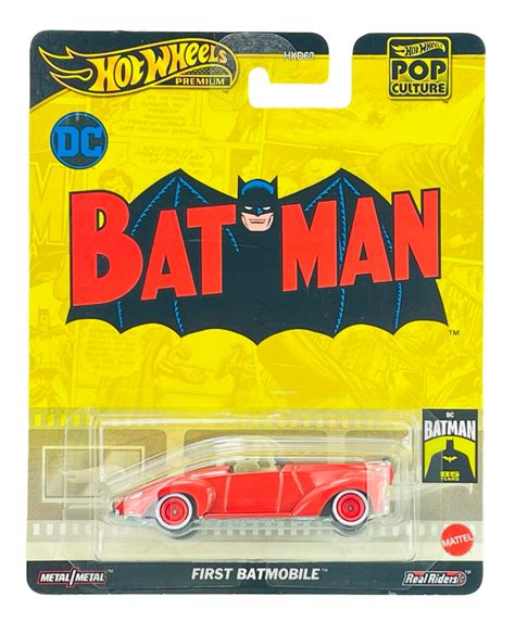 HOT WHEELS PREMIUM POP CULTURE FIRST BATMOBILE BATMAN HVJ Cena Opinie