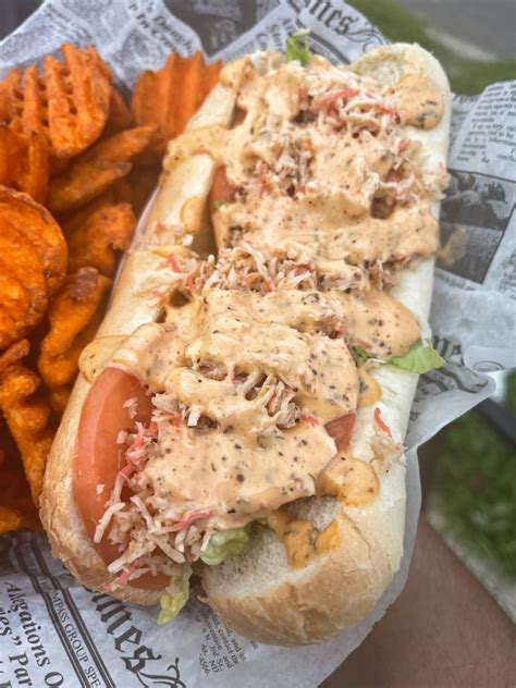 Daily Dish Crabmeat Roll At Hook And Reel Cajun Seafood And Bar Texas