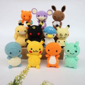 Mini Pokemon Pokemon Handmade Doll Collection Of Eeveelution Pokemon