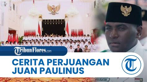 Perjuangan Juan Paulinus Paskibraka Asal Papua Selatan Naik Kapal